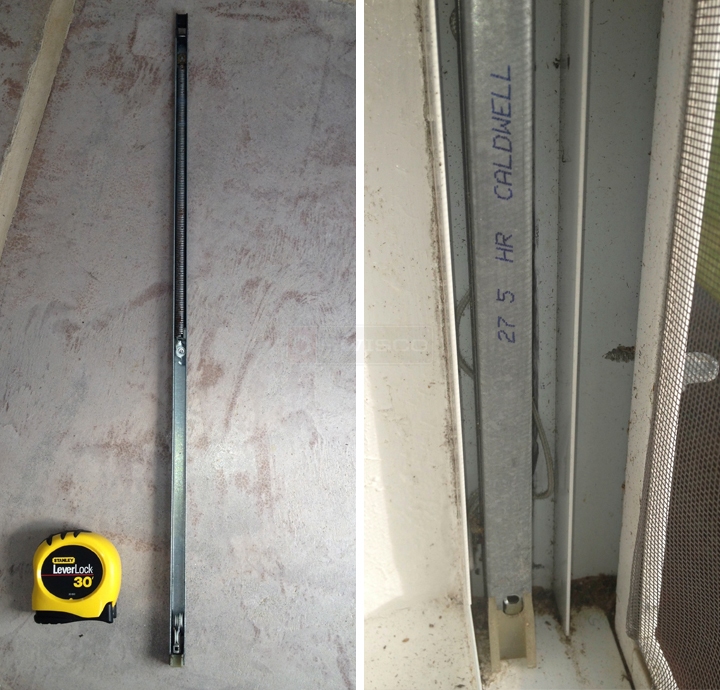 User submitted photos of a window balance.