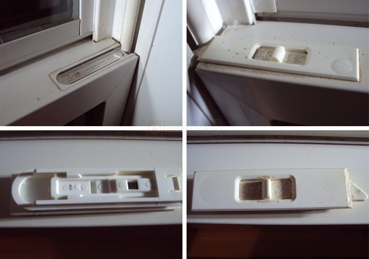 User submitted photos of a tilt latch.