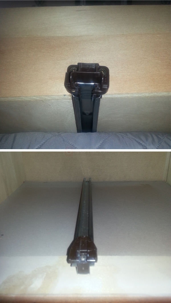 User submitted photos of a kenlin drawer hardware.