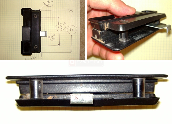 User submitted photos of a screen door latch.