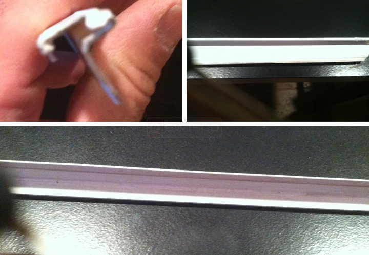 User submitted photos of snap in glazing.