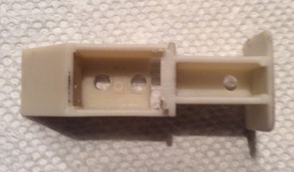User submitted a photo of a top sash guide.