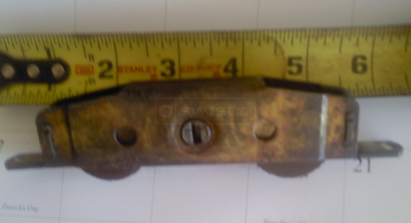 User submitted a photo of a patio door roller.