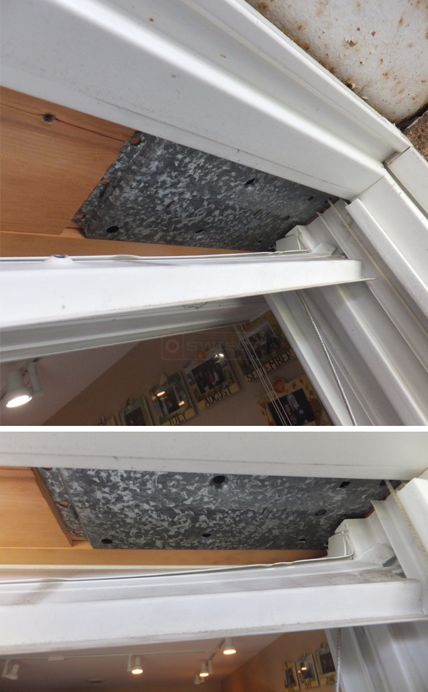 User submitted photos of an Andersen window balance.