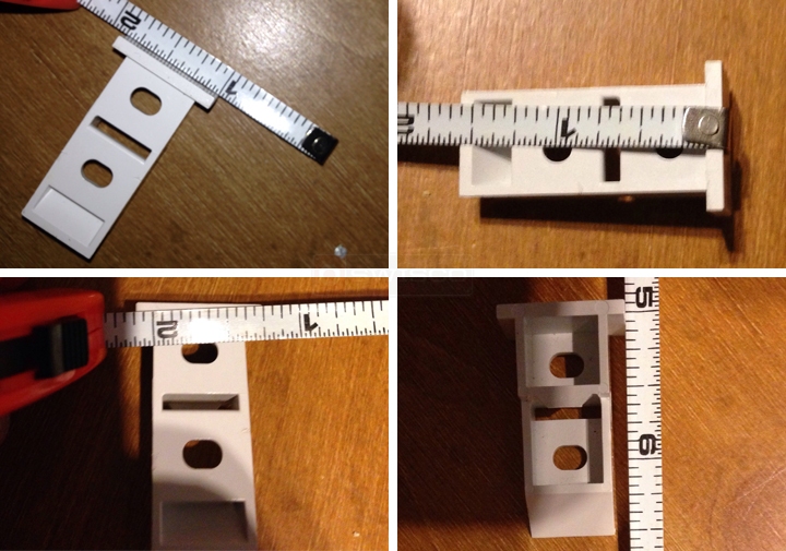 User submitted photos of a top sash guide.