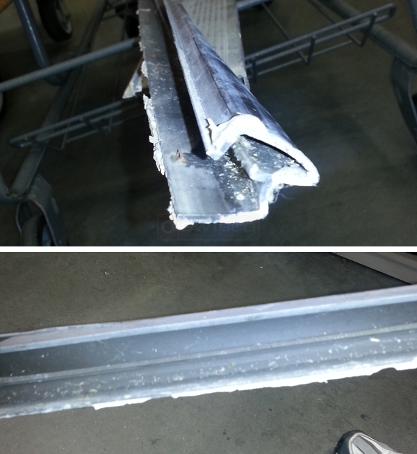 User submitted photos of weatherstripping.