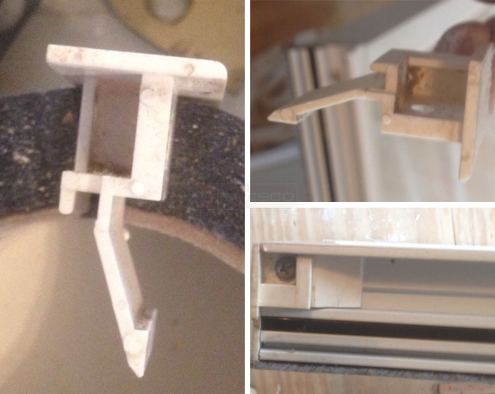 User submitted photos of window hardware.