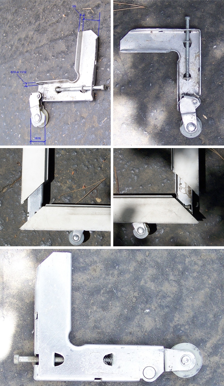 User submitted photos of a screen door roller.