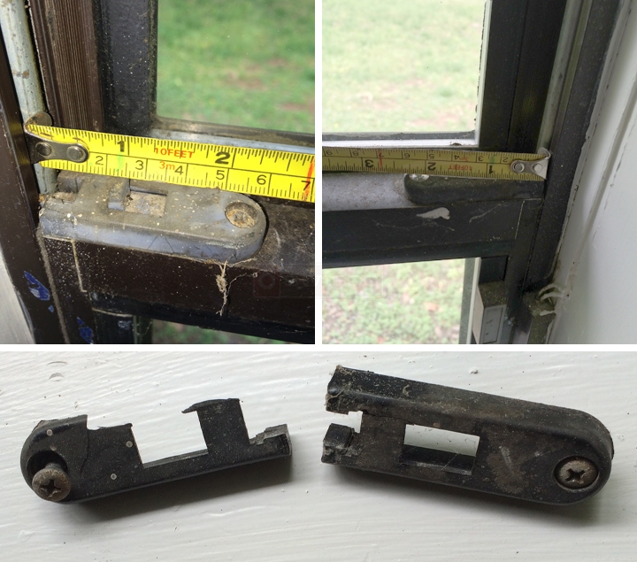 User submitted photos of a tilt latch.