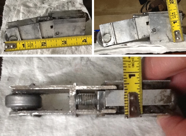 User submitted photos of a patio door roller.