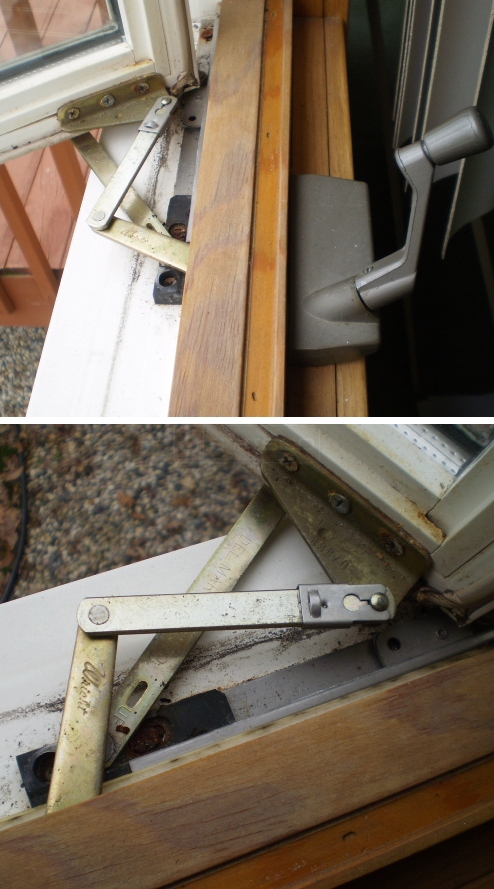 User submitted a photo of a casement window operator.