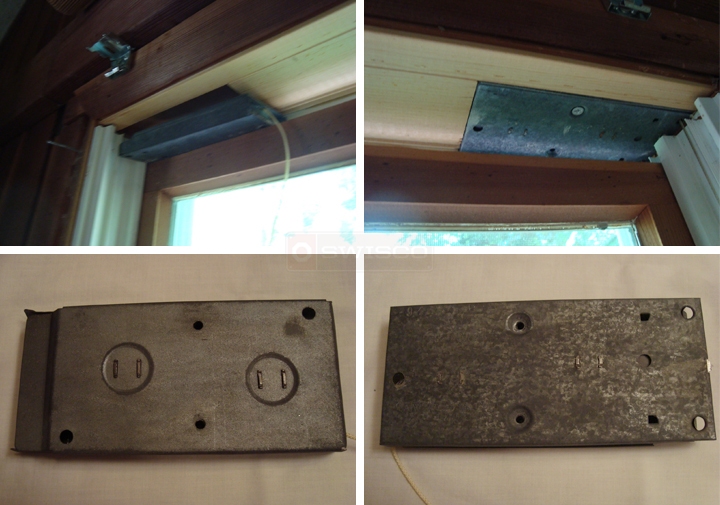 User submitted photos of an Andersen window balance.