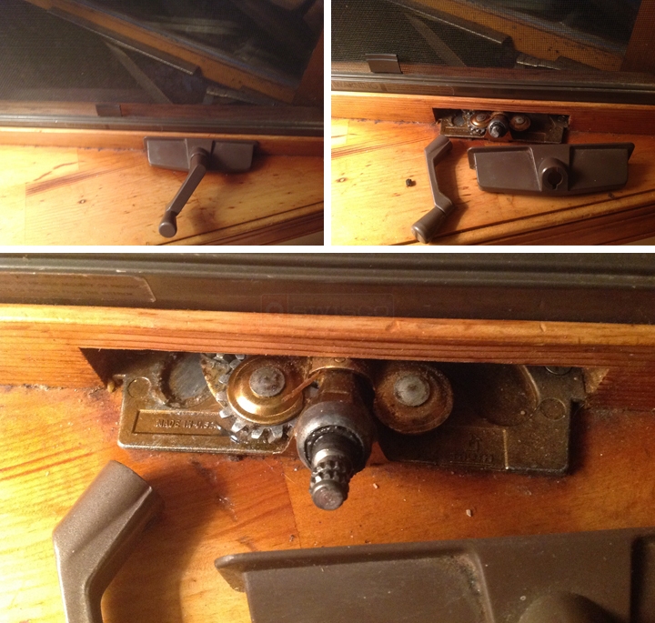 User submitted photos of a window operator.