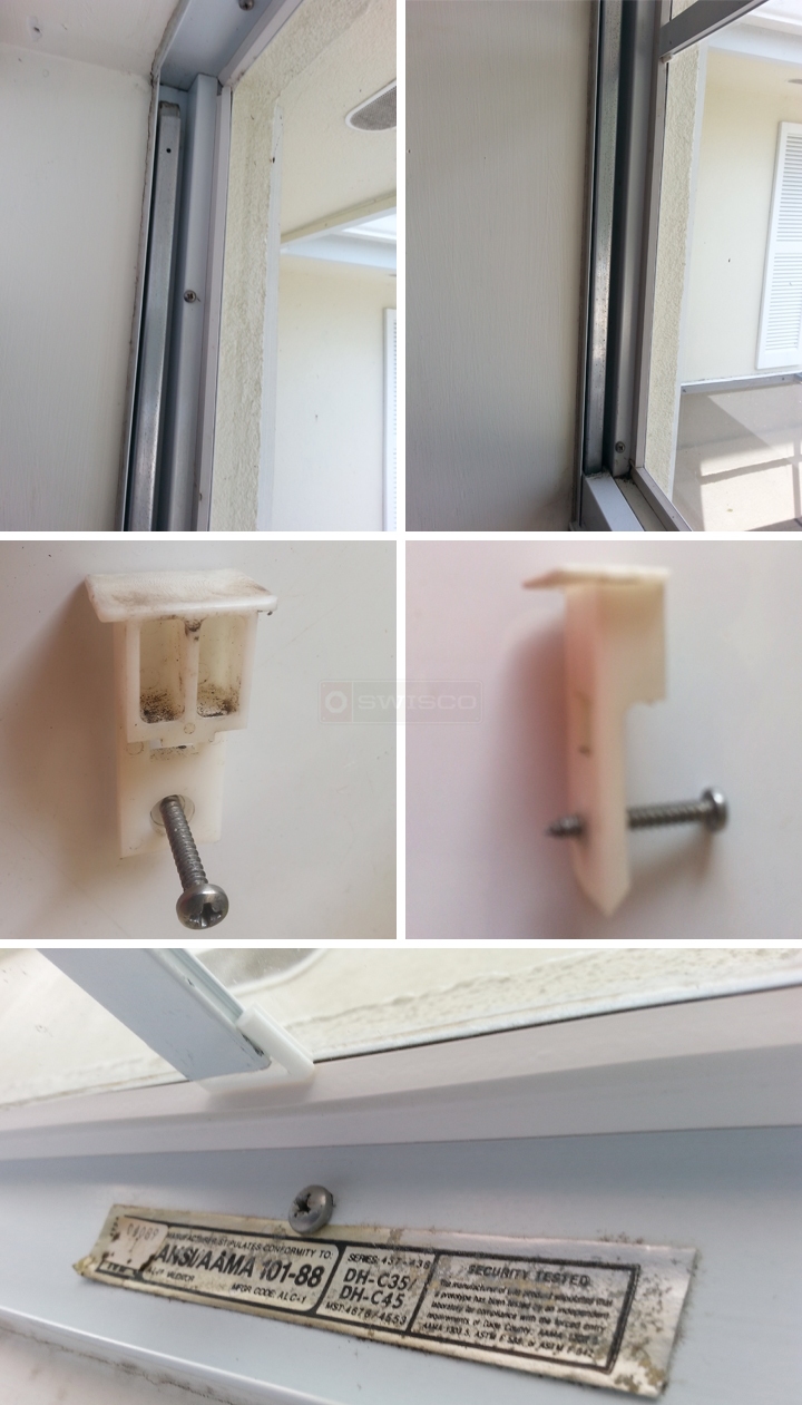 User submitted photos of window hardware.
