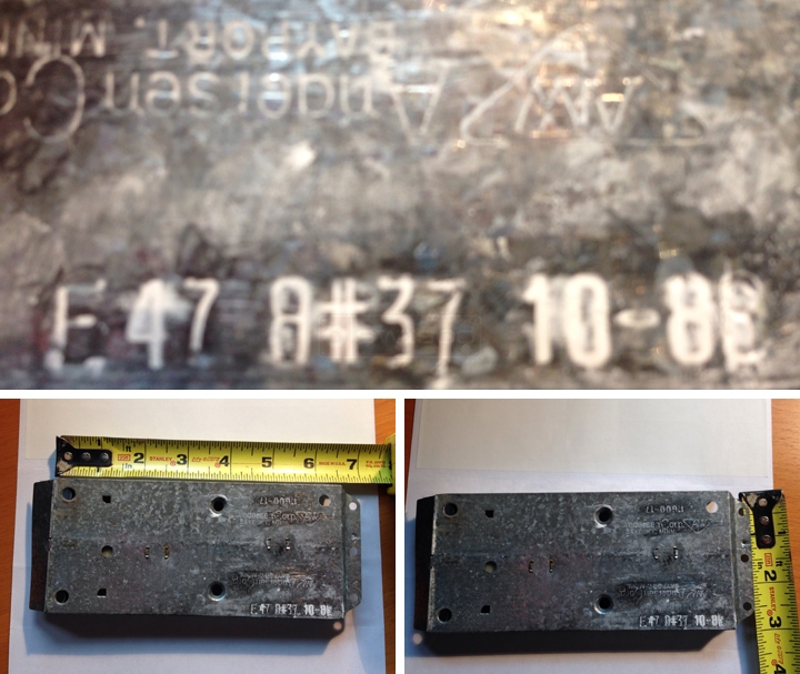 User submitted photos of an Andersen window balance.