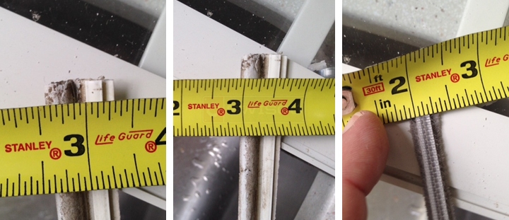 User submitted photos of weatherstripping.