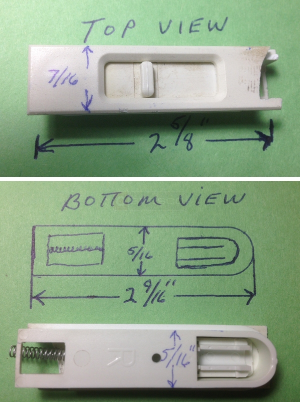 User submitted photos of a tilt latch.