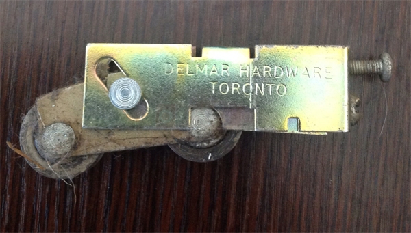 User submitted a photo of a patio door roller.