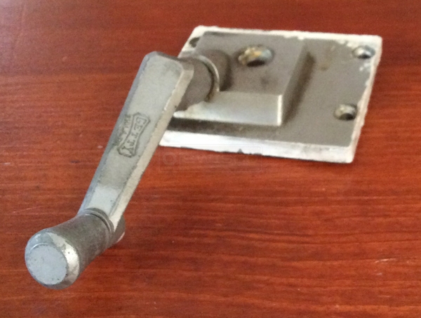 User submitted a photo of a skylight operator handle.
