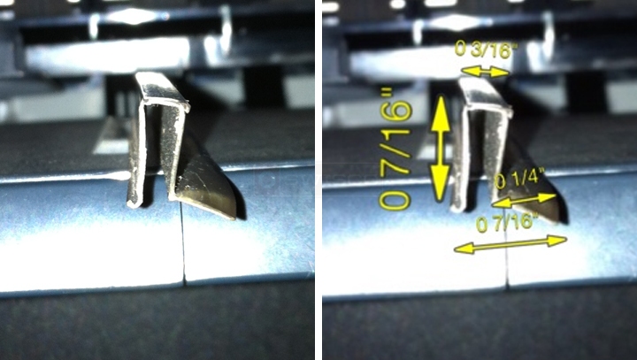 User submitted photos of a glazing bead.