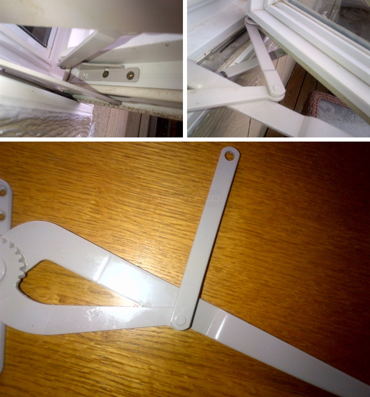 User submitted photos of a window operator.