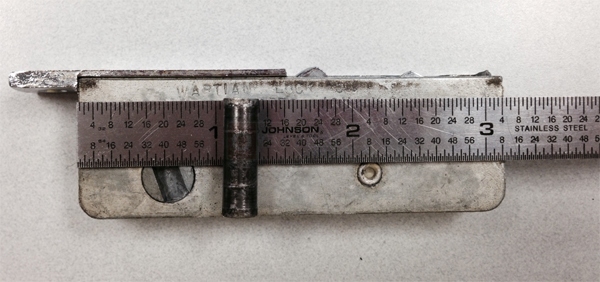 User submitted a photo of a mortise lock.