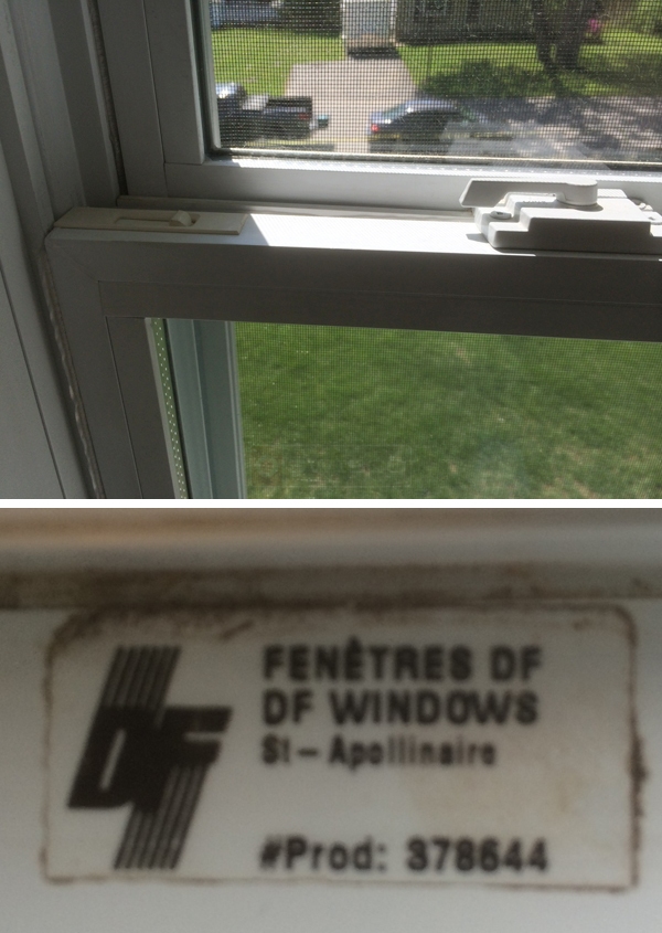 User submitted photos of a tilt latch.