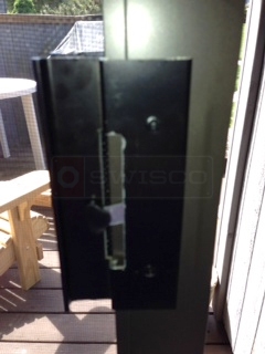 User submitted a photo of a patio door handle.