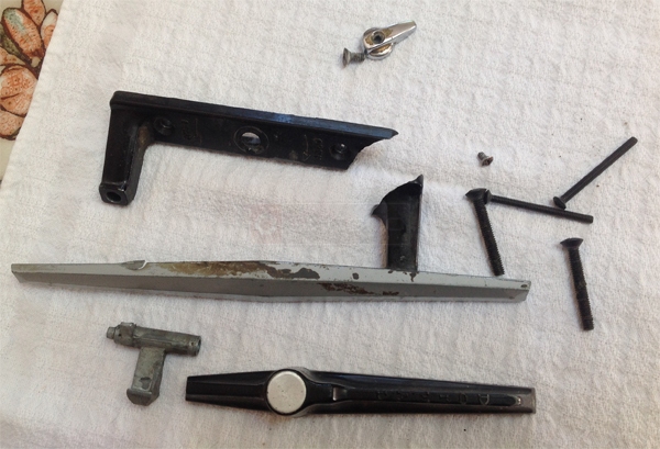 User submitted a photo of patio door hardware.