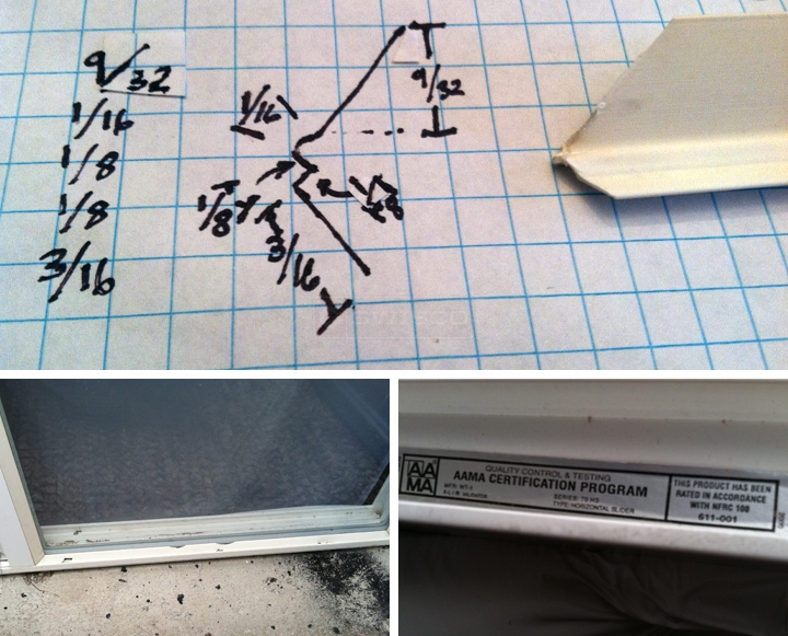 User submitted photos of snap in glazing.