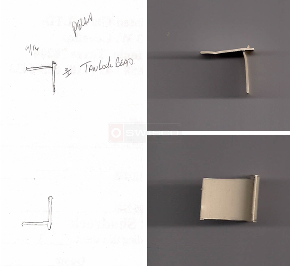 User submitted photos of a glazing bead.