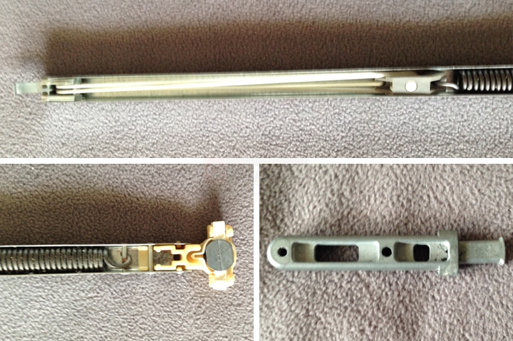 User submitted photos of a window balance & pivot bar.