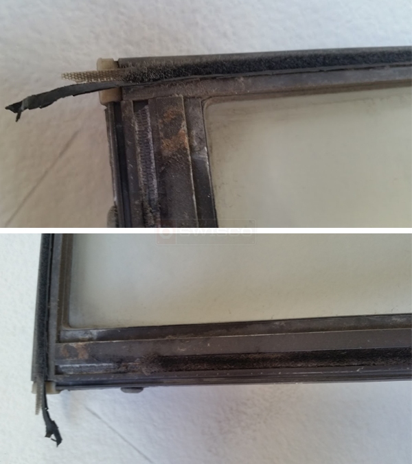 User submitted photos of weatherstripping.