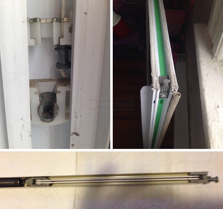 User submitted photos of window hardware.