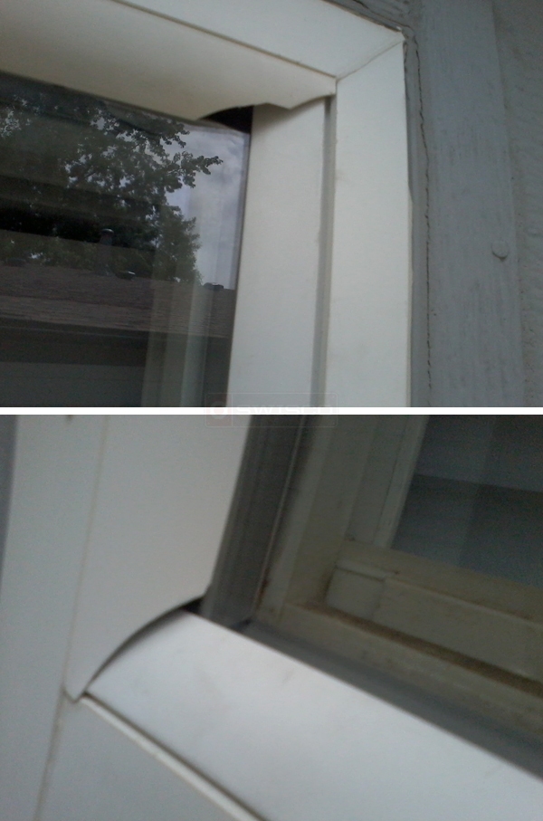 User submitted photos of snap in glazing.