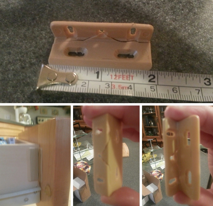 User submitted photos of drawer brackets.