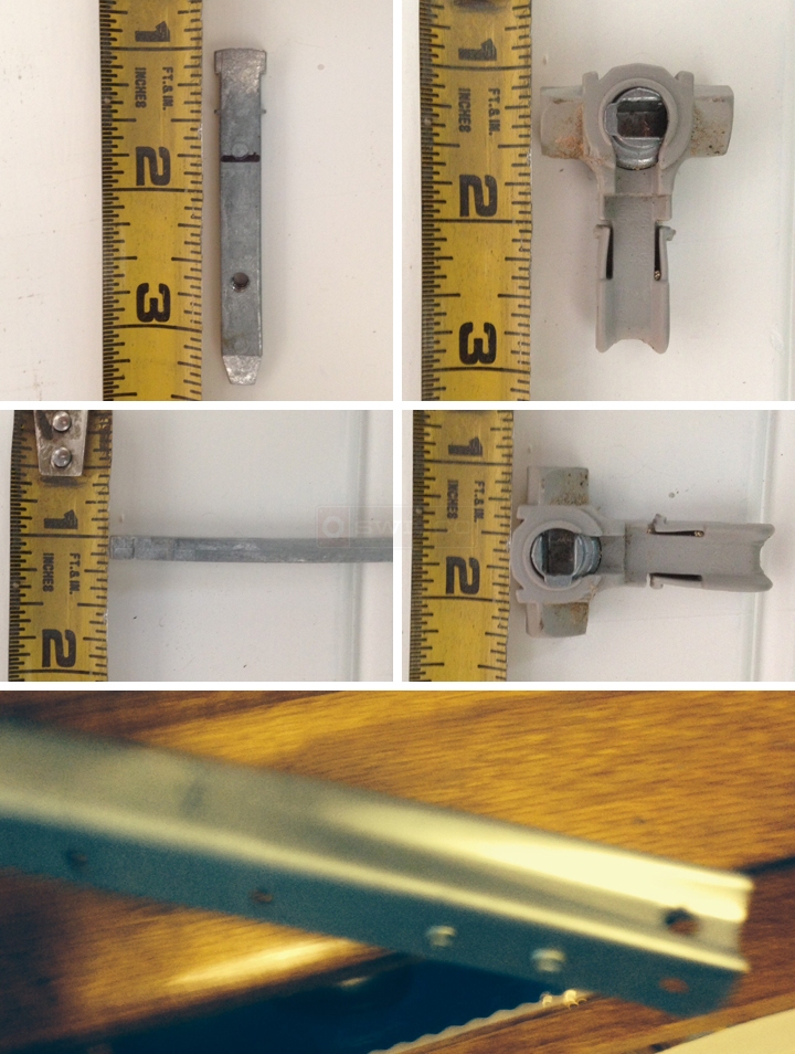 User submitted photos of window hardware.