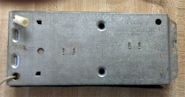 User submitted a photo of an Andersen window balance.