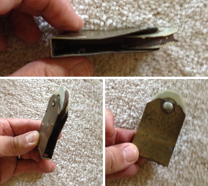 User submitted photos of a door roller.