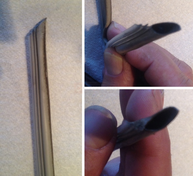 User submitted photos of weatherstripping.