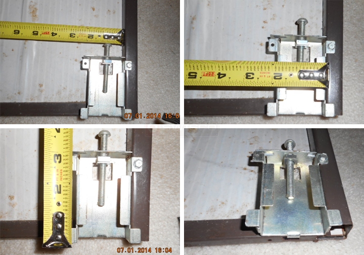 User submitted photos of a mirror closet door roller.