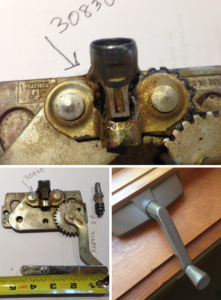 User submitted photos of a window operator.