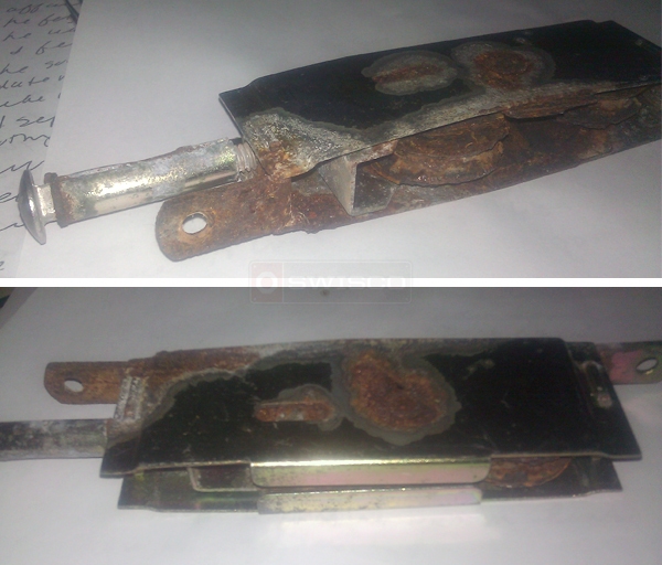 User submitted photos of a patio door roller.