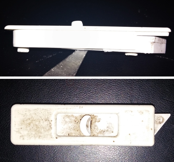 User submitted photos of a tilt latch.