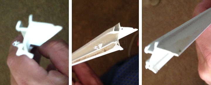 User submitted photos of snap in glazing.