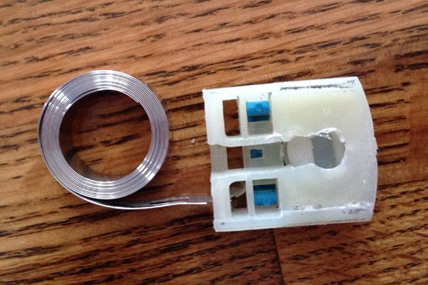 User submitted a photo of a coil window balance.