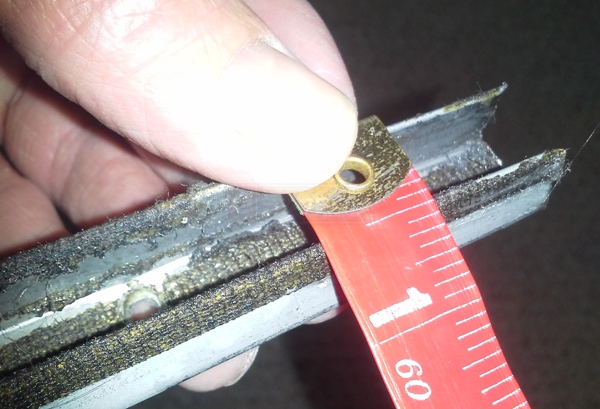 User submitted a photo of patio door hardware.