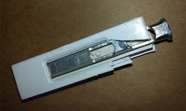 User submitted a photo of window hardware.