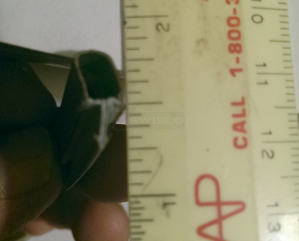User submitted a photo of bubble seal.
