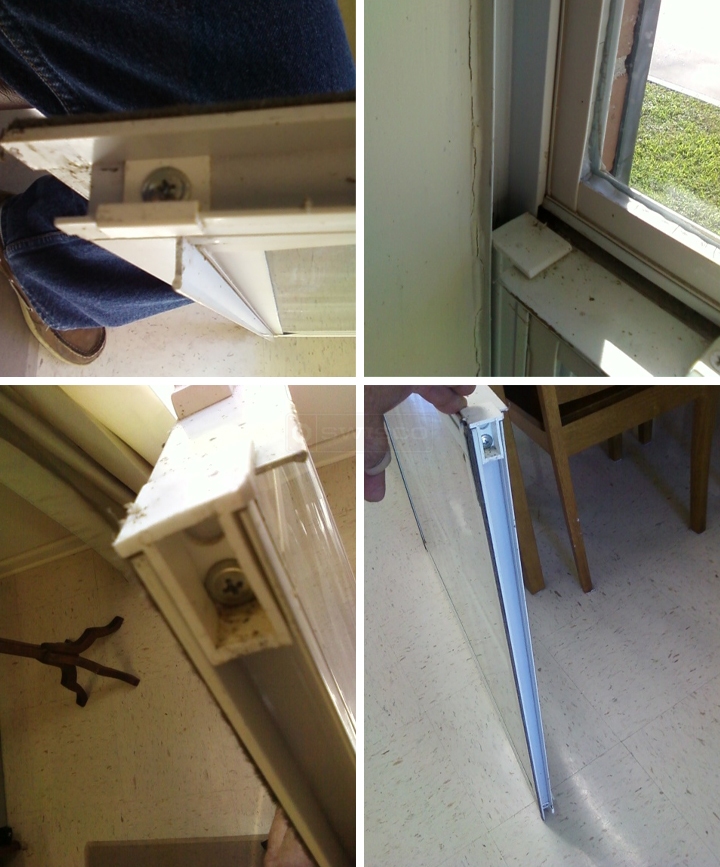 User submitted photos of a top sash guide.